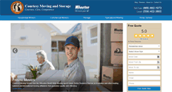 Desktop Screenshot of courtesymoving.com